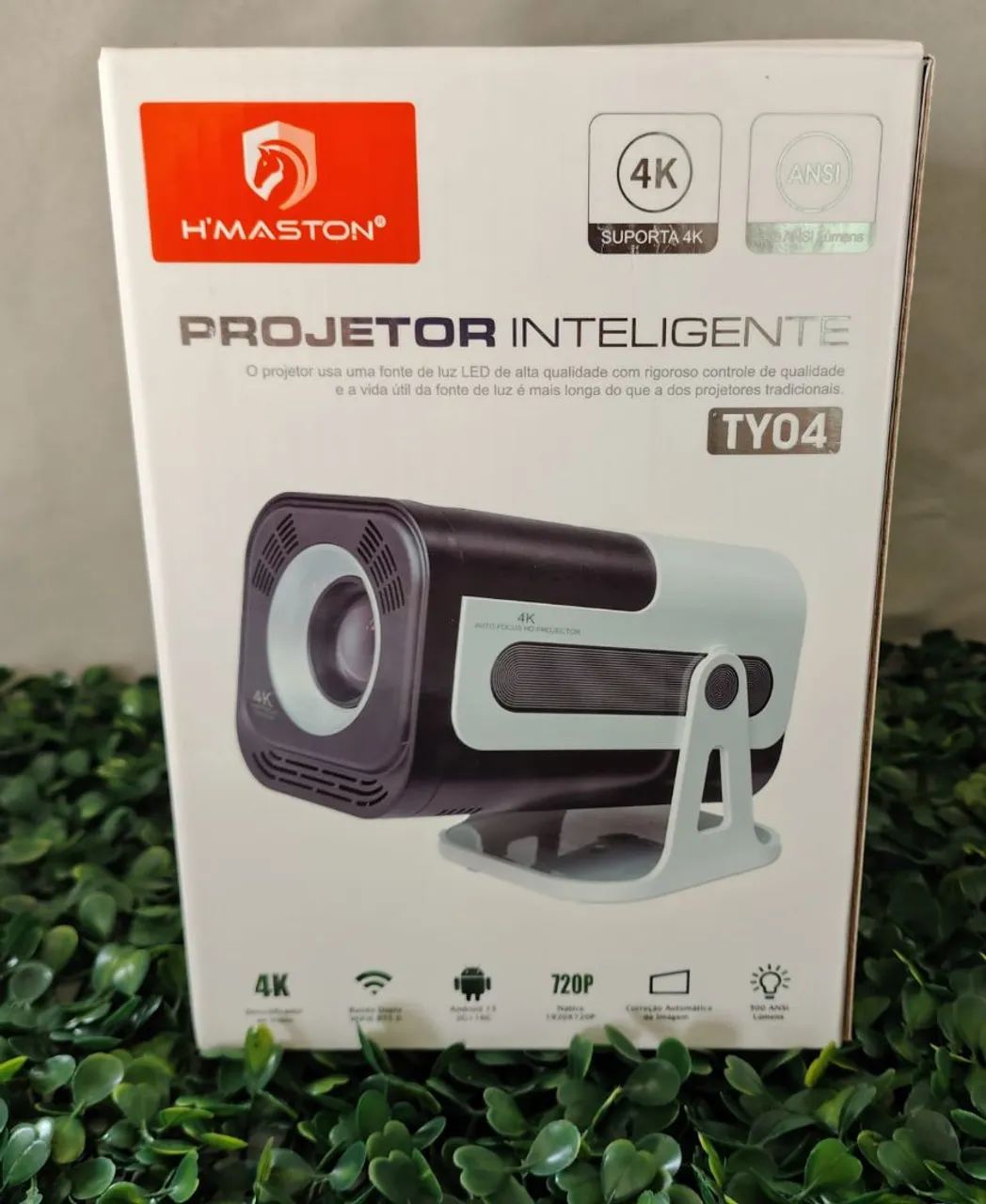 Projetor Inteligente H'MASTON 4K - TYO4 - Foto 4
