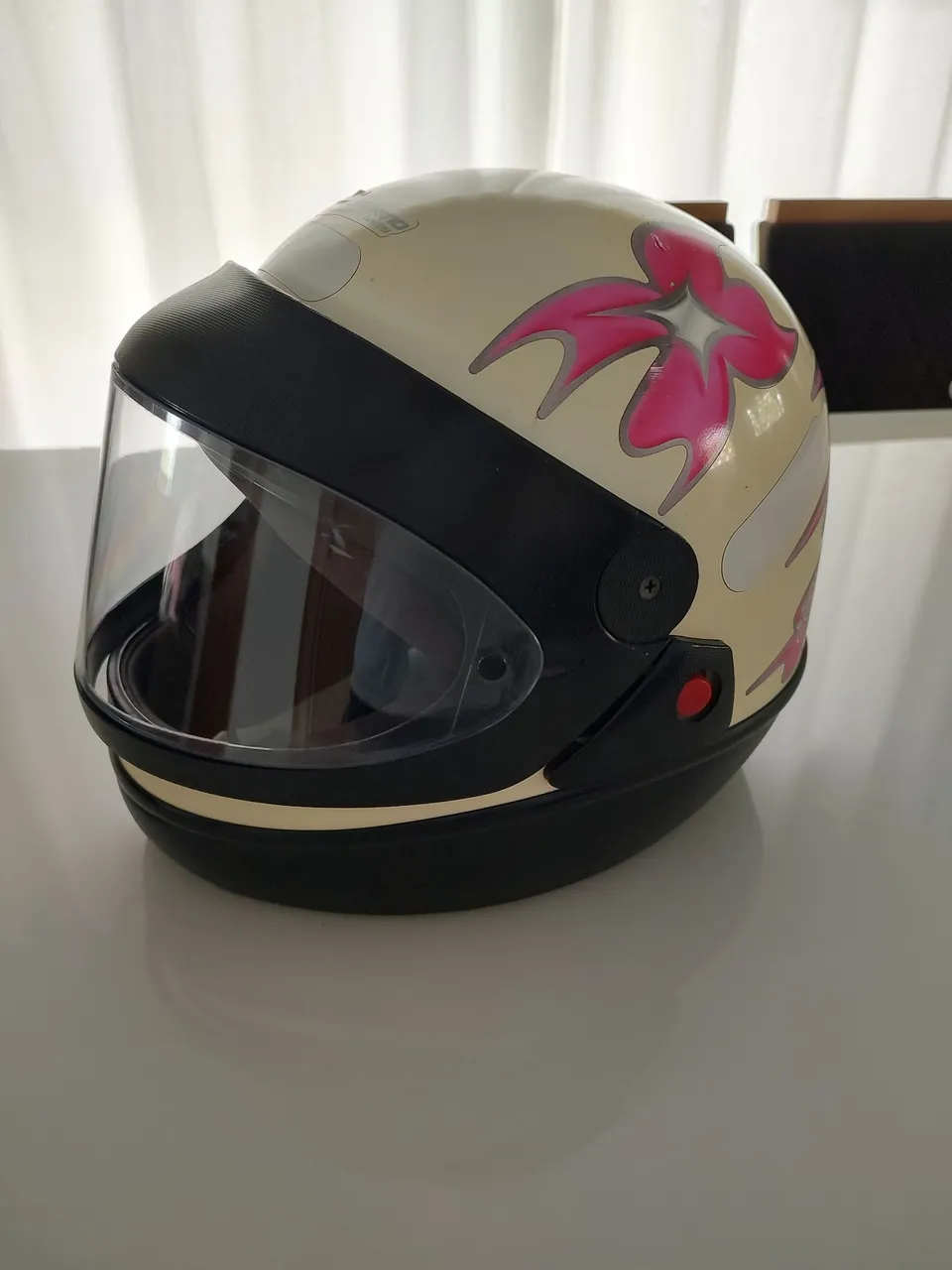 Capacete Moto Feminino Floral