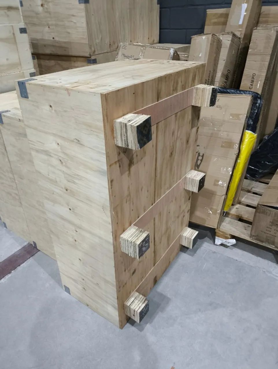 Pallets Caixas de Madeira de Alta Qualidade para Depósito 20 - Foto 3