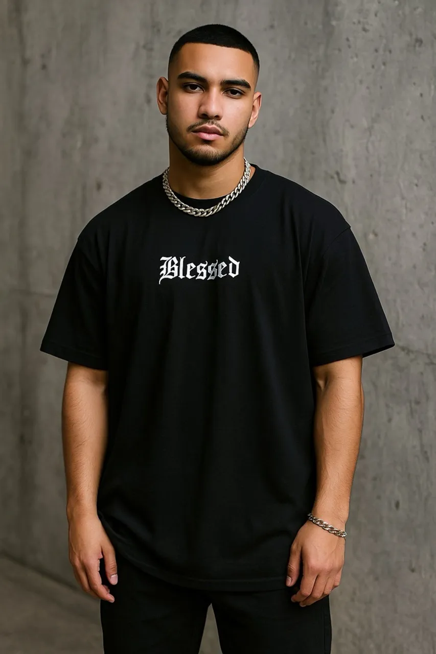 Camiseta Oversized Unissex Preta