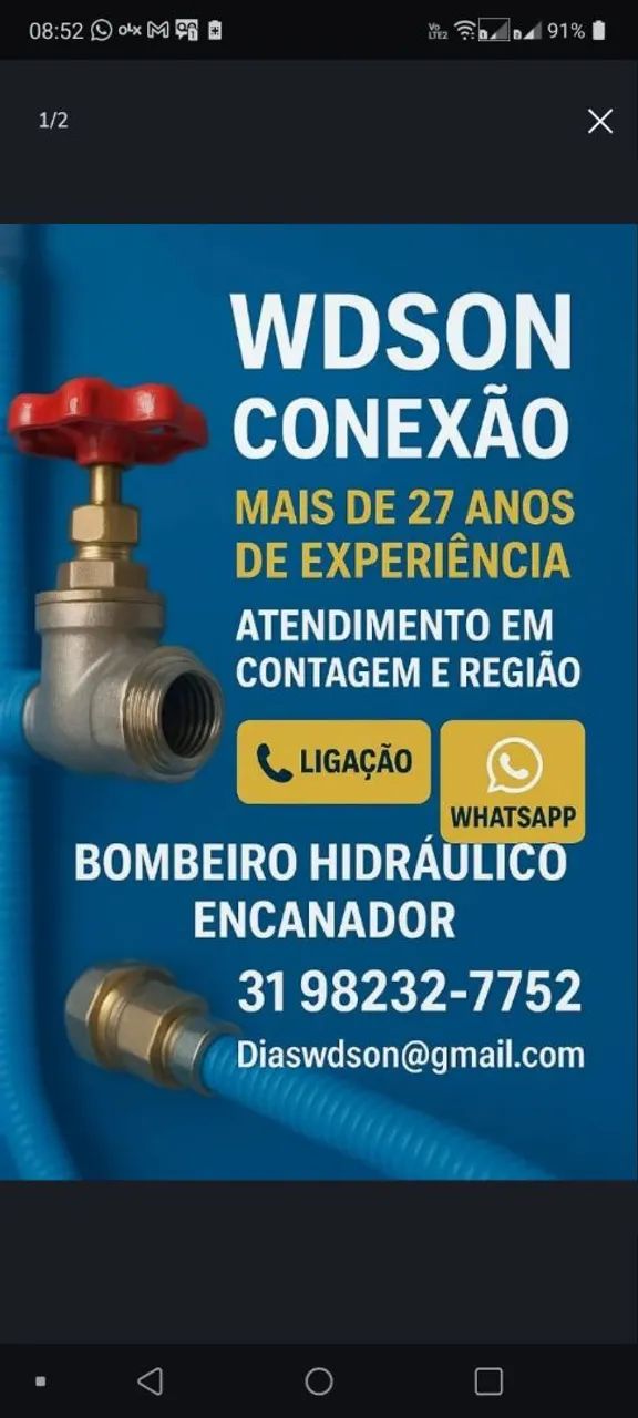 Encanador bombeiro hidráulico