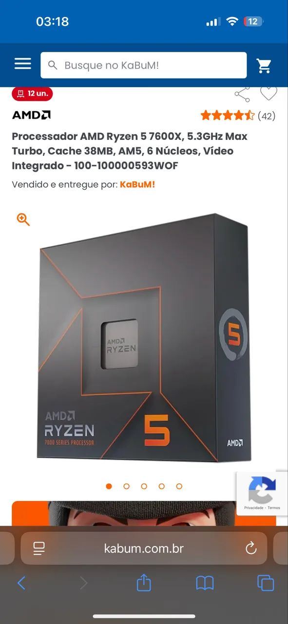 Ryzen 5 7600x