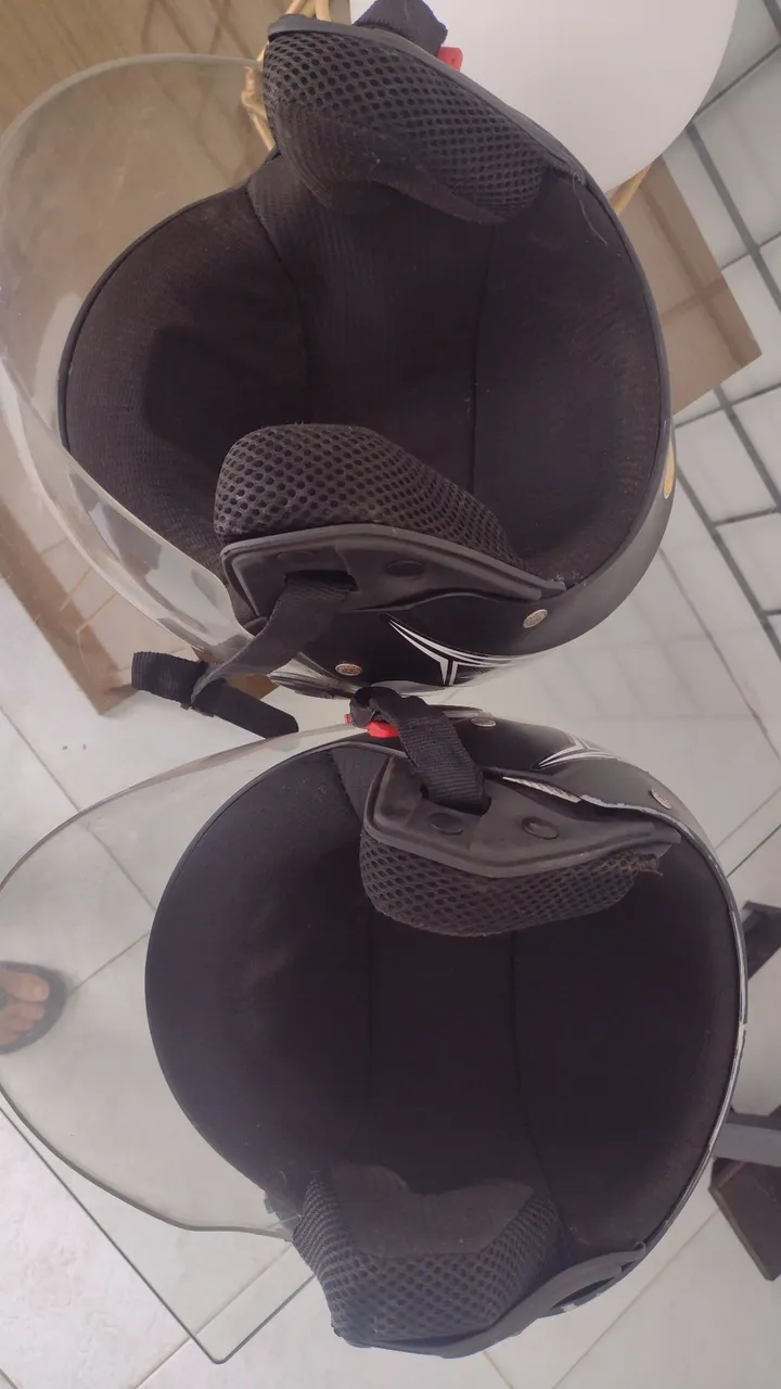 Capacetes Preto para Moto