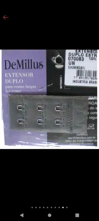 Estensor   de sutiã DeMillus - Foto 4