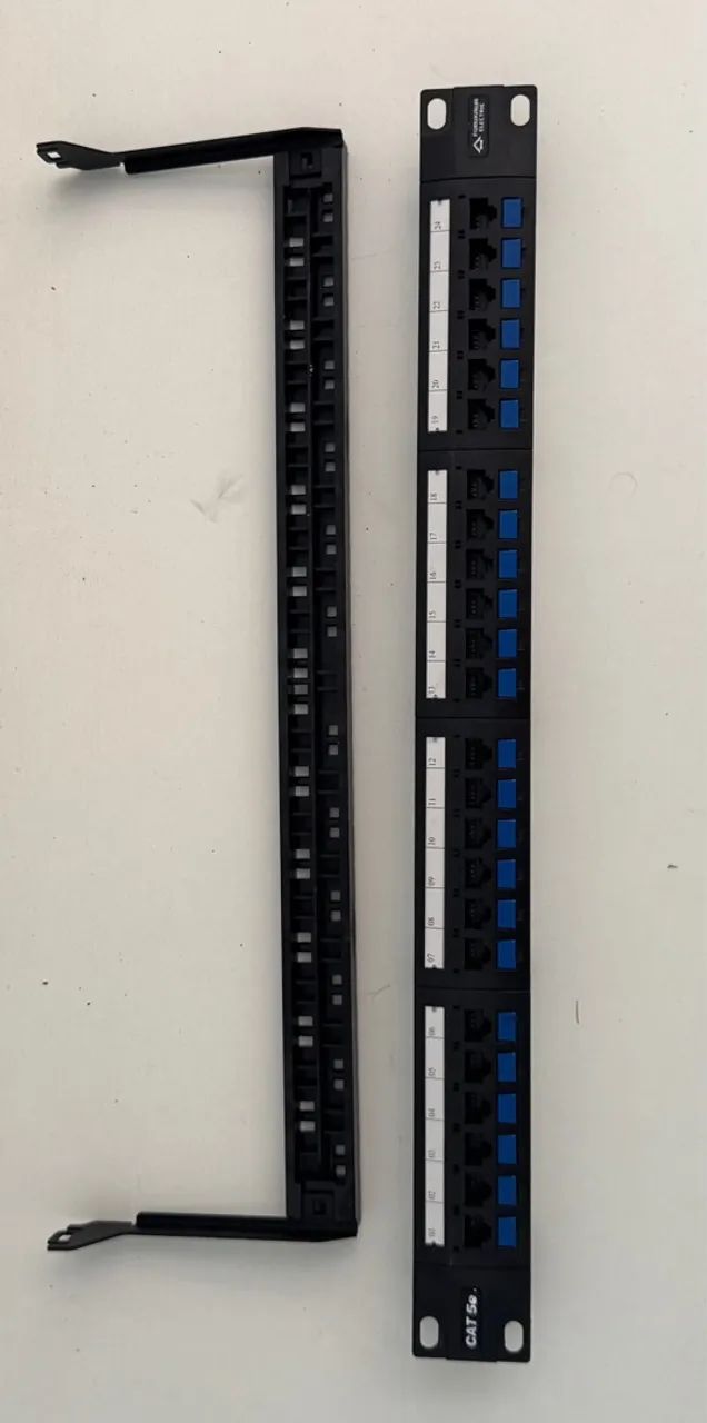 * PATCH PANEL CAT5e  24 PORTAS MODULAR MULTILAN FURUKAWA64317906296961123