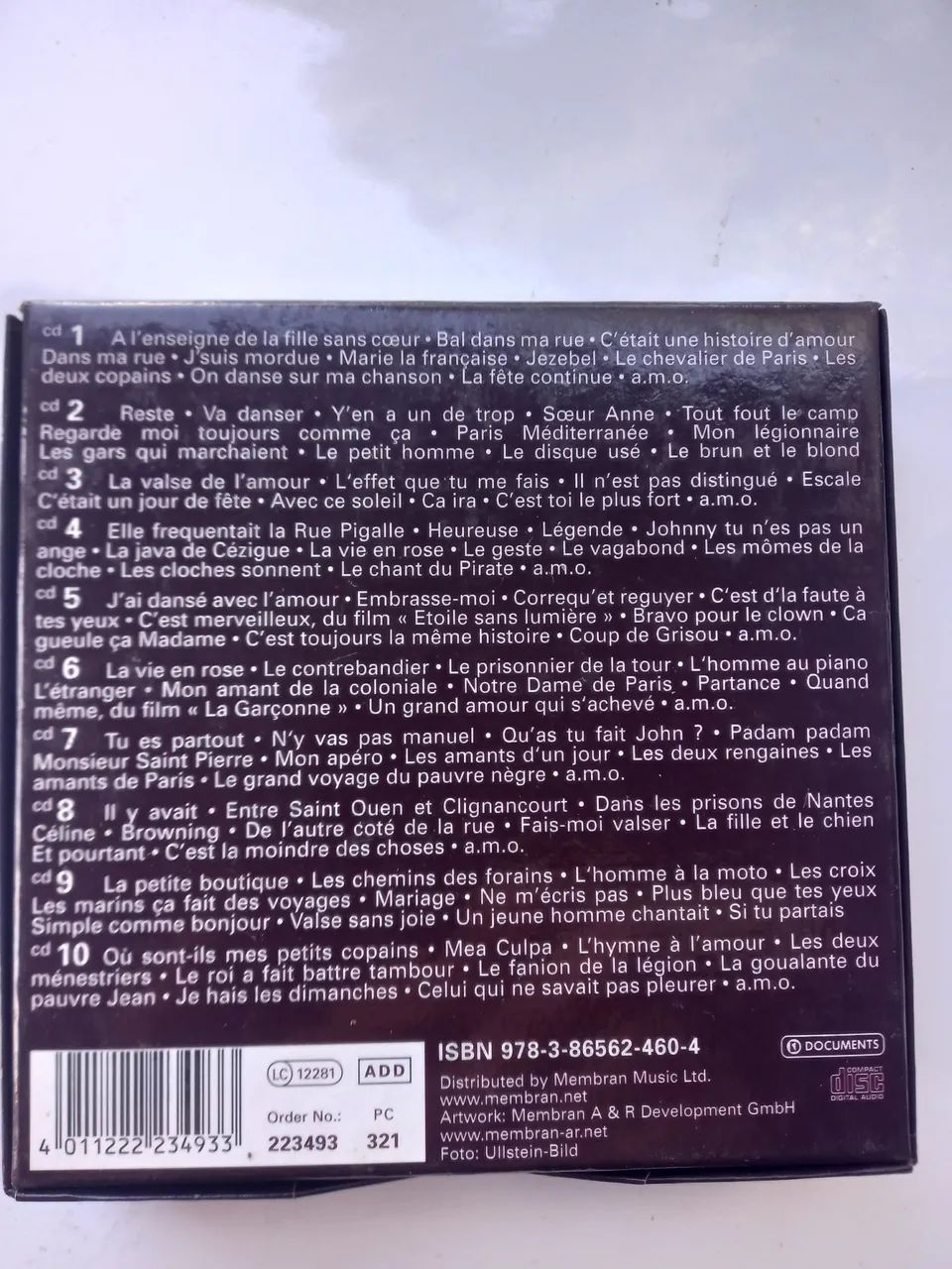 Box 10 cds Edith Piaf - Foto 3