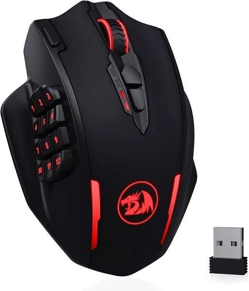 Mouse Gamer Redragon M913 Wireless MMO