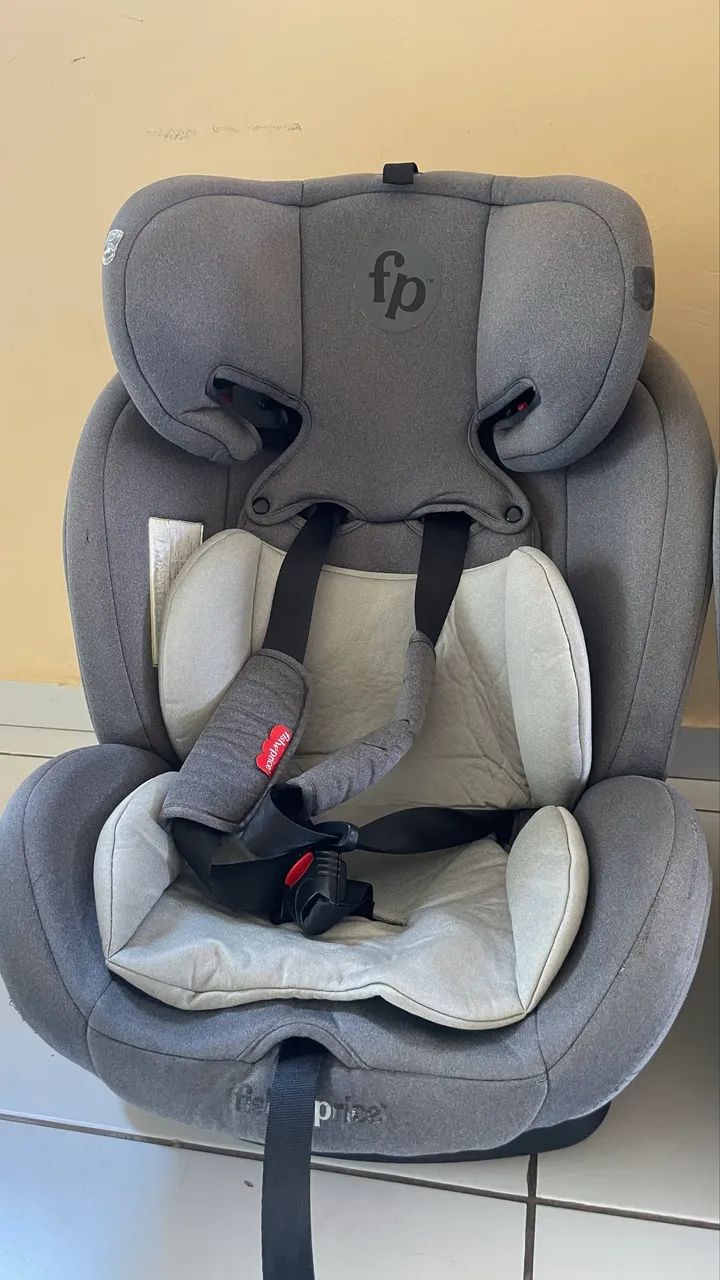 Fisher-Price Car Seat (0–36 kg) – Multi-Stage, Gray Color