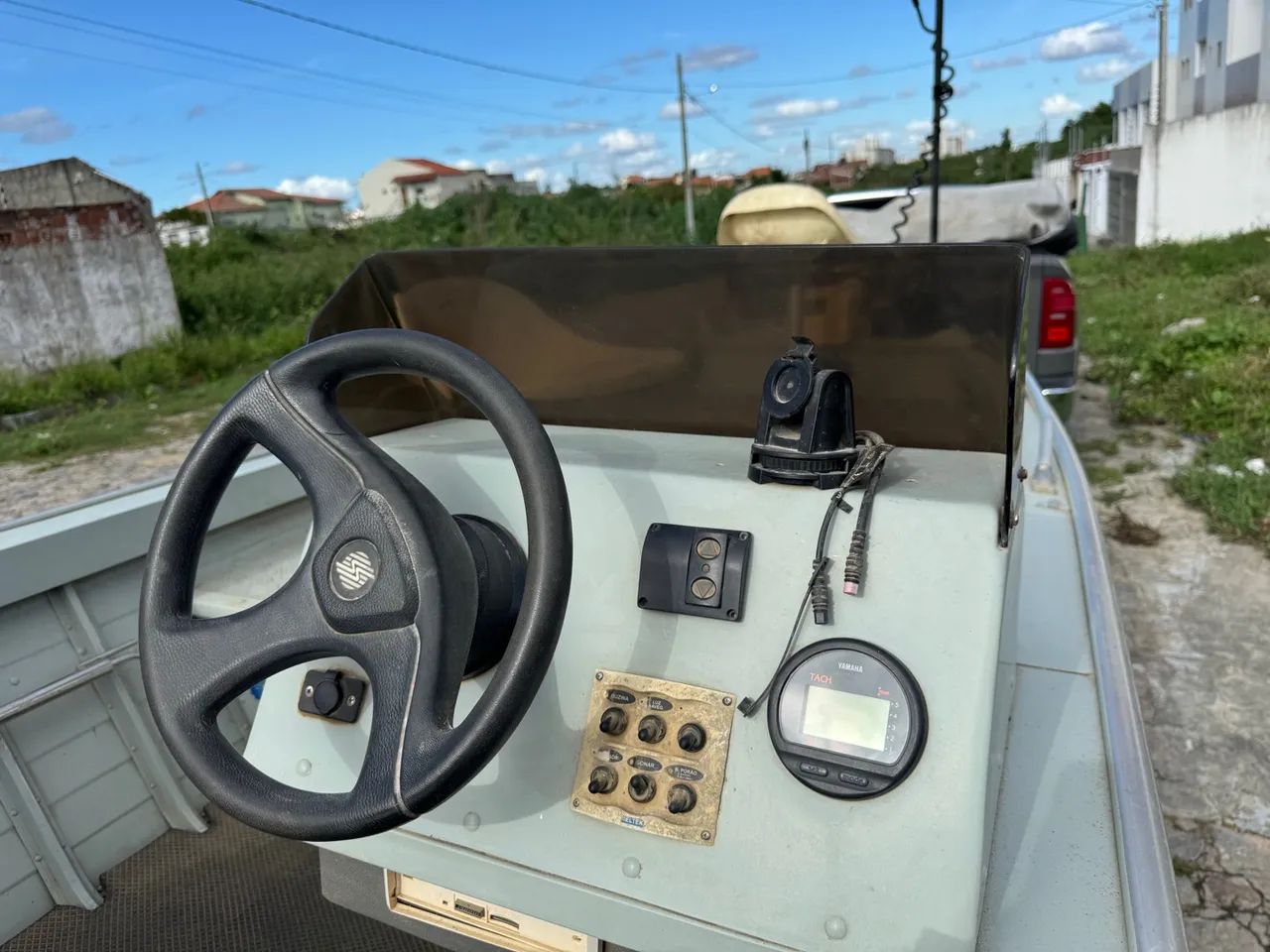 Lancha de alumínio Mogi Mirim Amazonas 600S, 6mts, plataformada, com motor Yamaha 40hp 4t - Foto 6