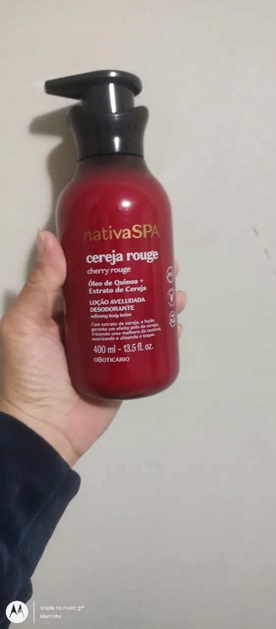 Loção Desodorante Corporal Cereja Rouge - O Boticário