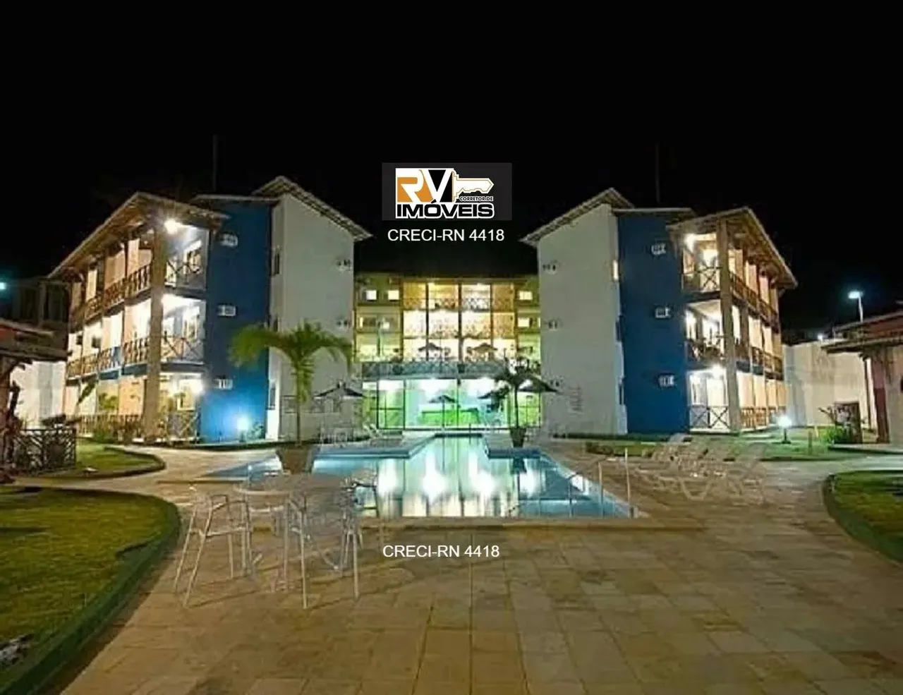 FLAT de 100m2 na praia de Camurupim-RN AF