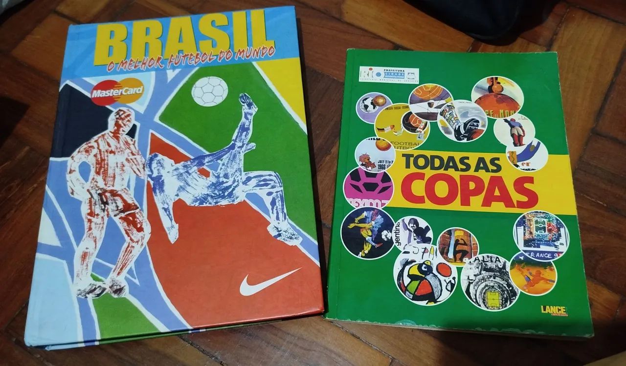 Livros sobre Futebol - Brasil e Copas do Mundo