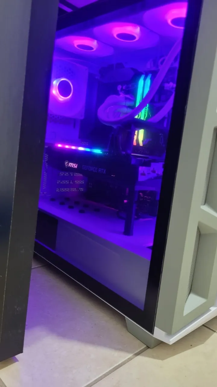 PC Gamer Branco RTX 3080 32GB r7-5700X