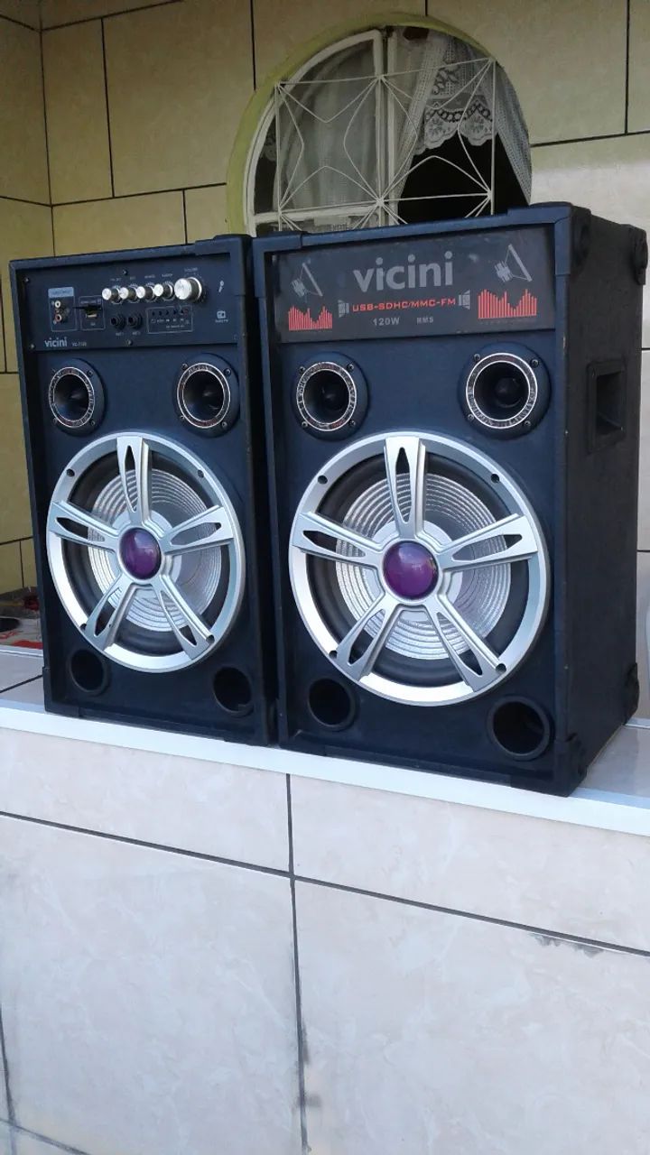 par de caixa amplificada vicini - Foto 4