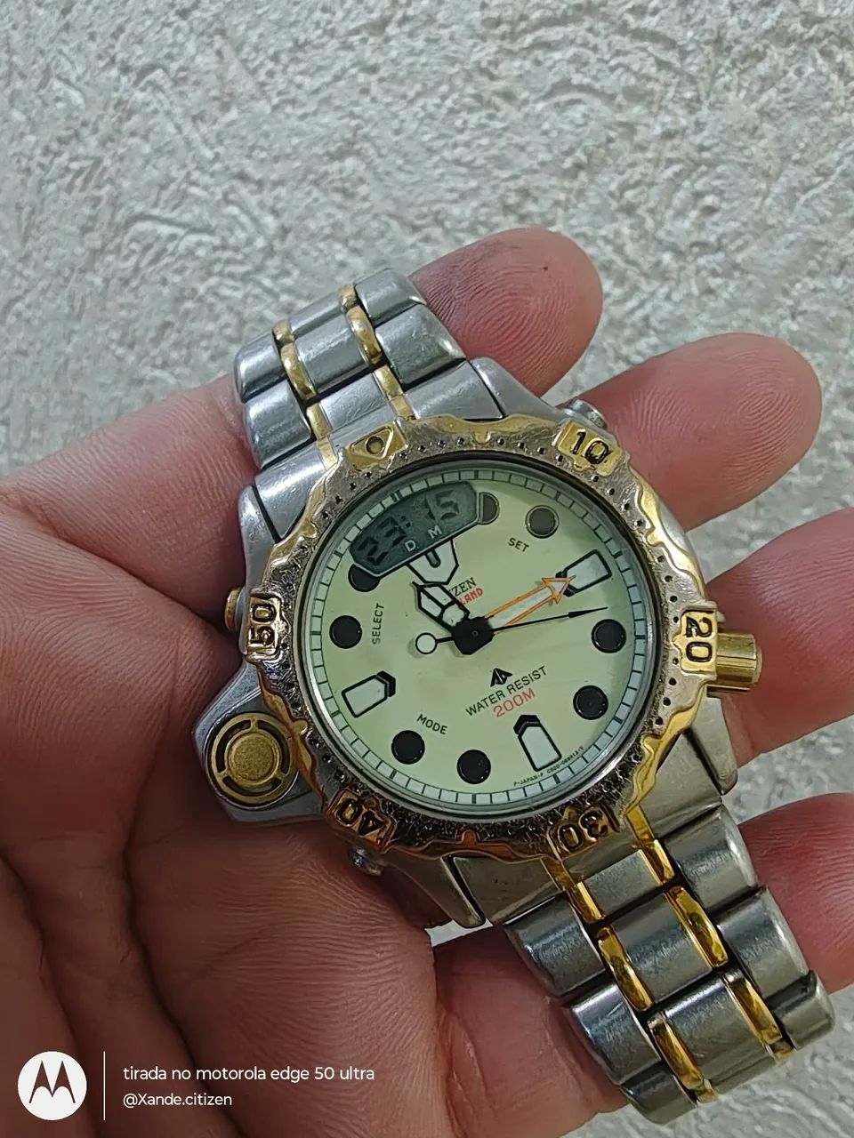 Relógio Citizen aqualand DM co22 americano tudo ok on