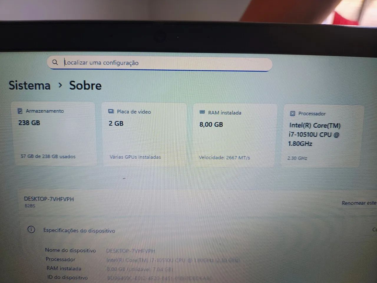 Notebook i7 com placa de vídeo 2gb - Foto 2