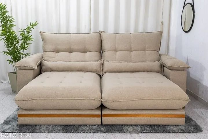 Sofá Retrátil e Reclinável Ibis 2,30m    Pague na Entrega! - Foto 4