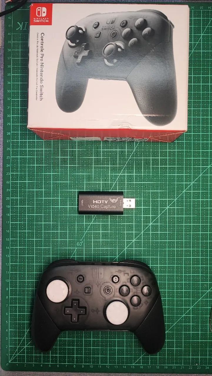 Pro Controller Nintendo Switch + Kit Completo de Acessórios - Foto 3