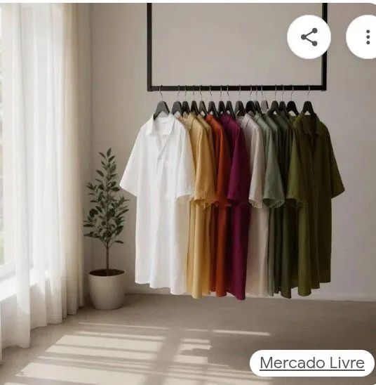 Arara de teto para roupas - Foto 2