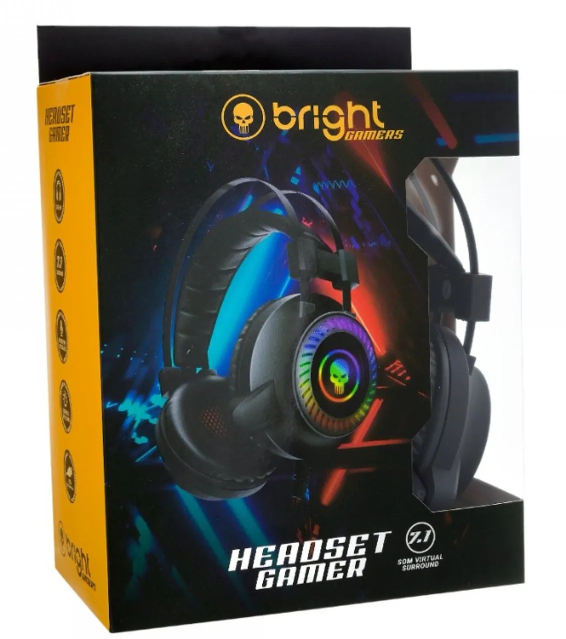 Fone de ouvido Gamer headset 7.1 usb - Foto 4
