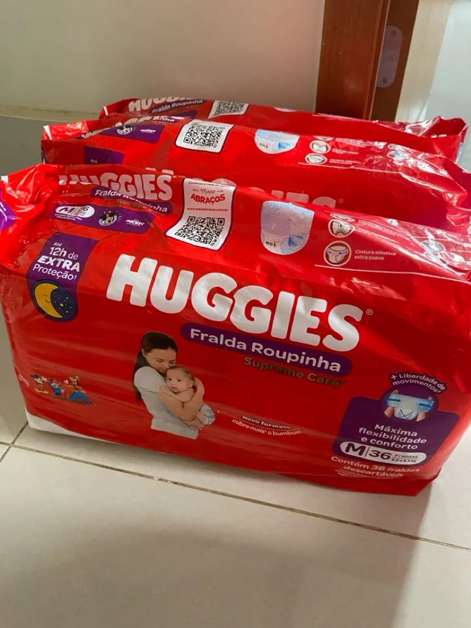 Fraldas Huggies Supreme Care