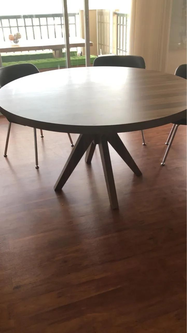 Mesa de Jantar Redonda em Madeira - Foto 3
