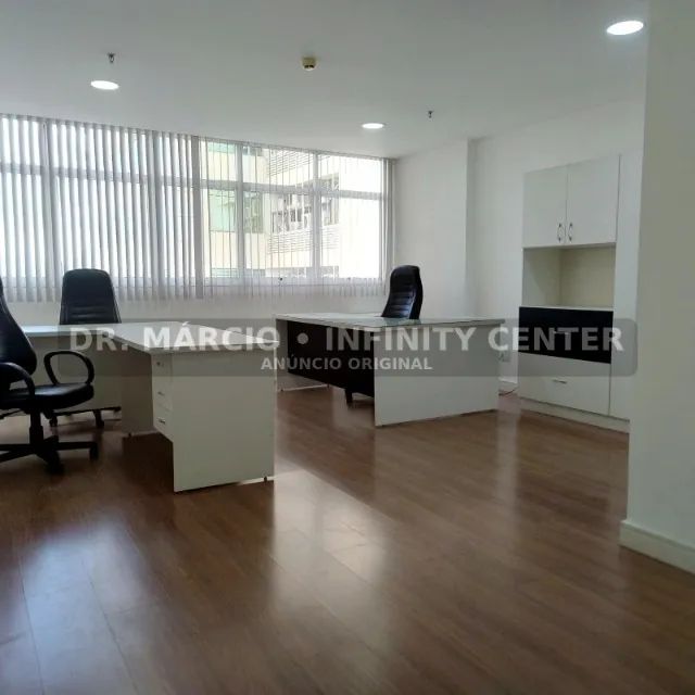 Sala comercial mobiliada 52,96 m² com vaga - Praia da Costa