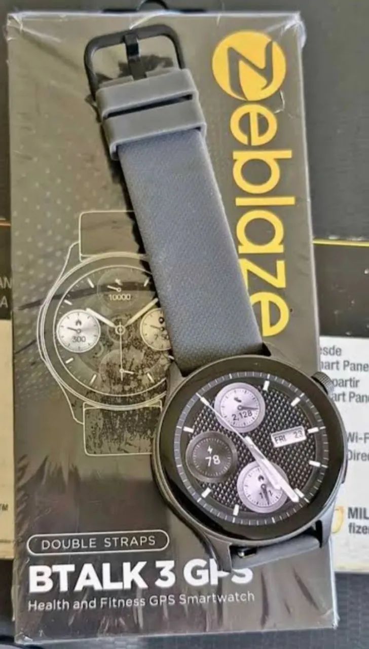 Relógio smartwatch com GPS - Zeblaze 