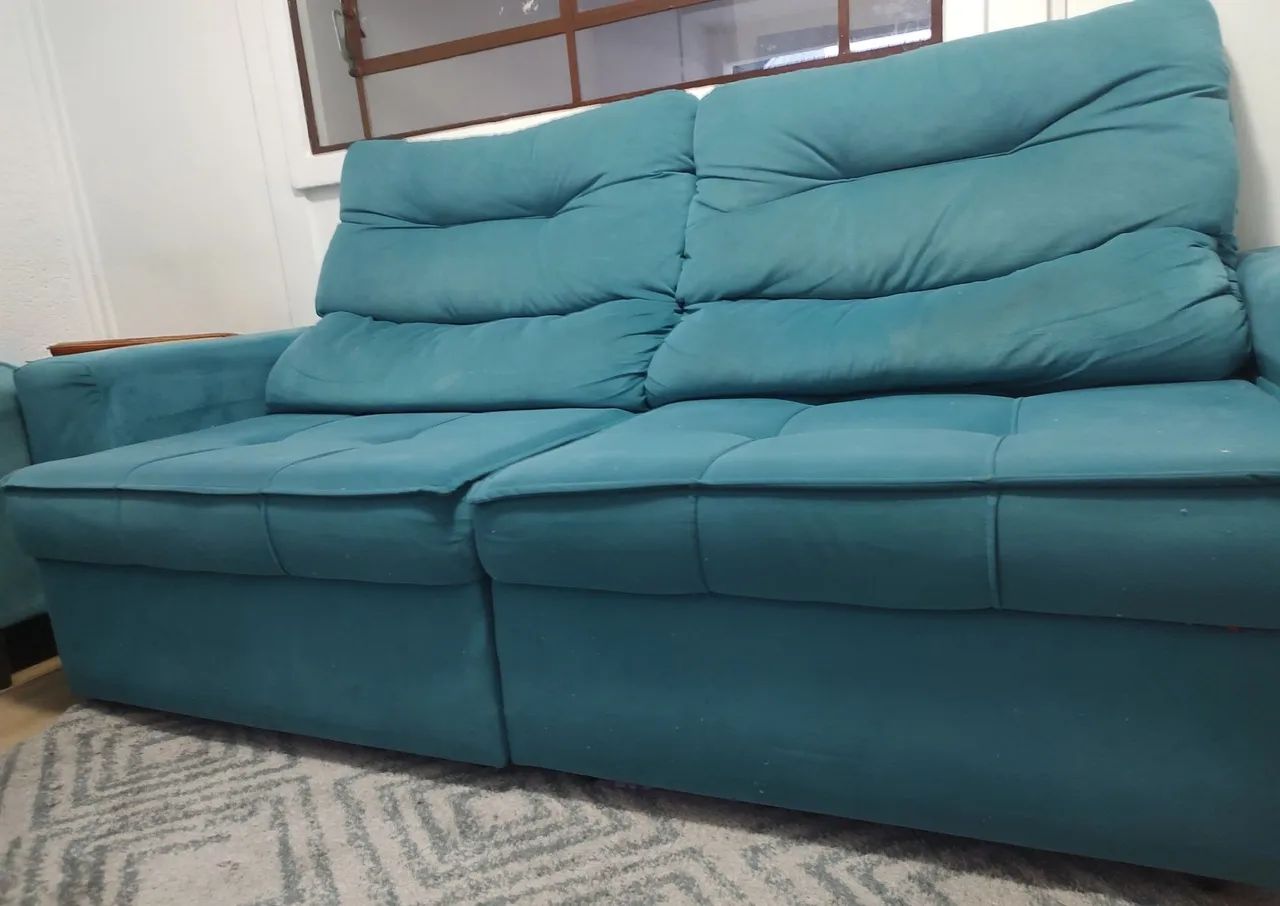 Sofa 2 assento 3 lugares com baú  - Foto 2