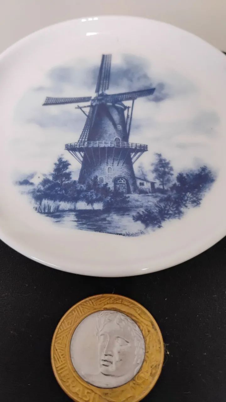 MINI PRATO HOLANDÊS PINTADO A MÃO  - Foto 5