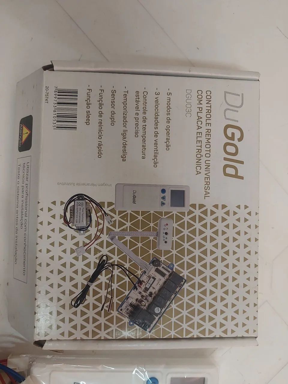 Controle remoto universal com placa eletrônica 