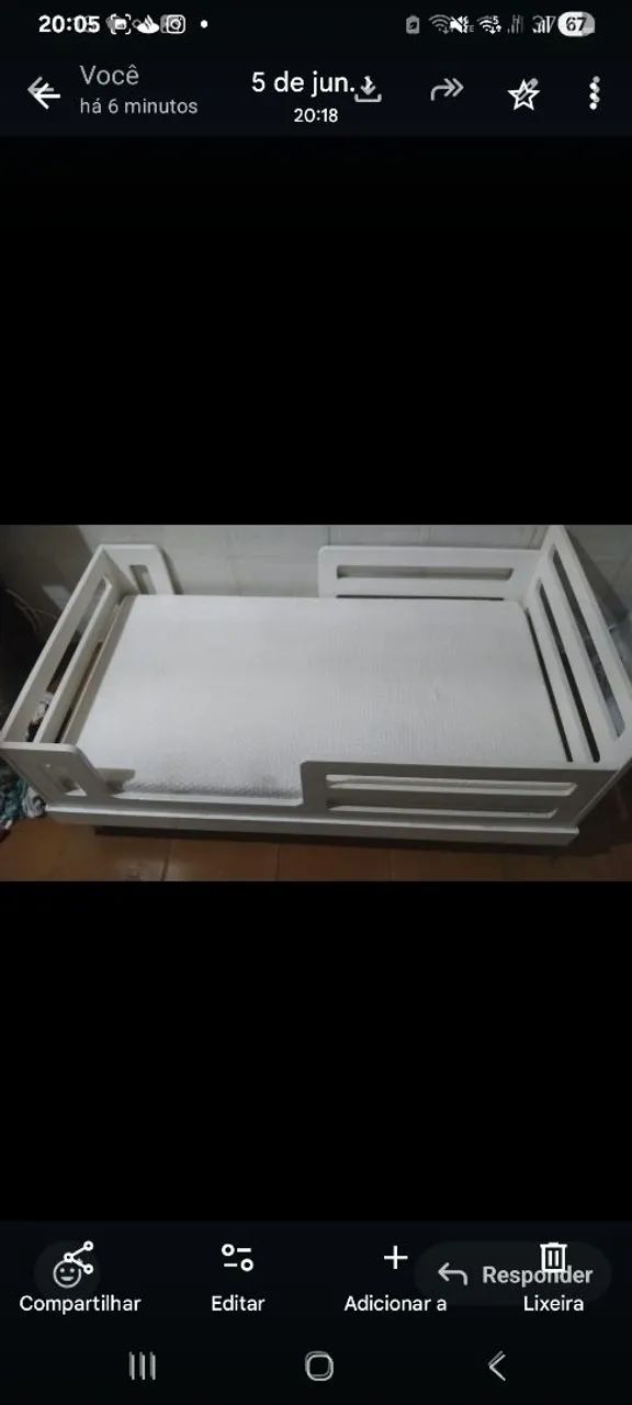Cama semi nova 