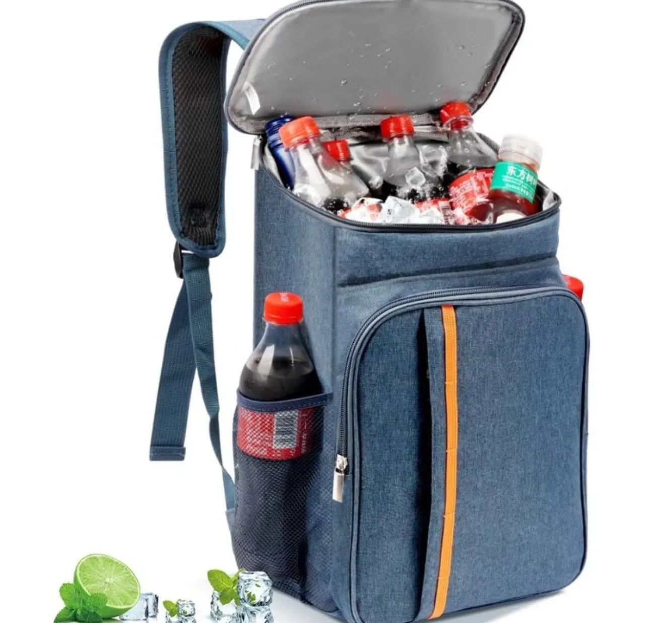 MOCHILA TÉRMICA 18 LITROS - LEVE, PRÁTICA E SUPER ESPAÇOSA! ? - Foto 2