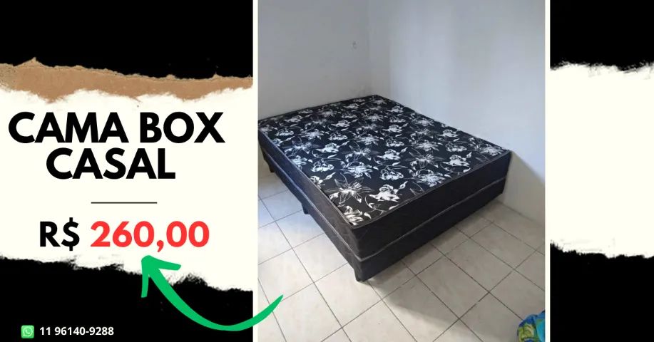 cama box casal (promoção)
