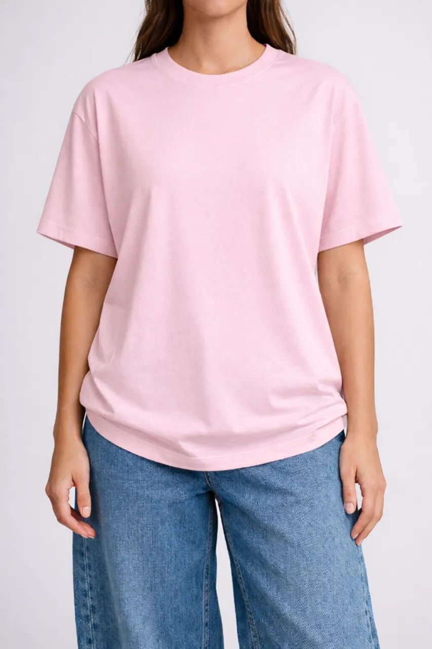 Camiseta casual feminina 100% algodão - Foto 4