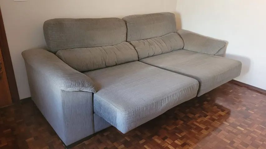 SOFÁ 3 LUGARES RETRÁTIL 'ETNA' + PUFF GIGANTE (COMBO SALA) - Foto 3