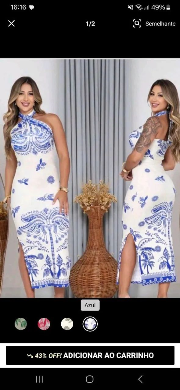 Vestido azul