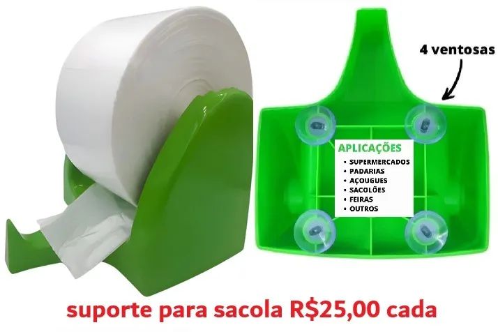 suporte para sacola
