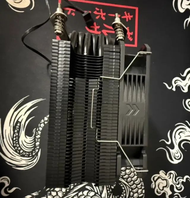 Air Cooler Am4 Com 6 Heatpipes Preto - Foto 2