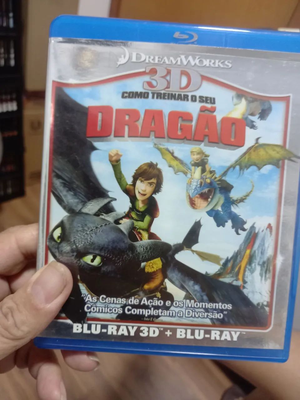 BLU-RAY COMO TREINAR SEU DRAGAO 3D + BLU-RAY 