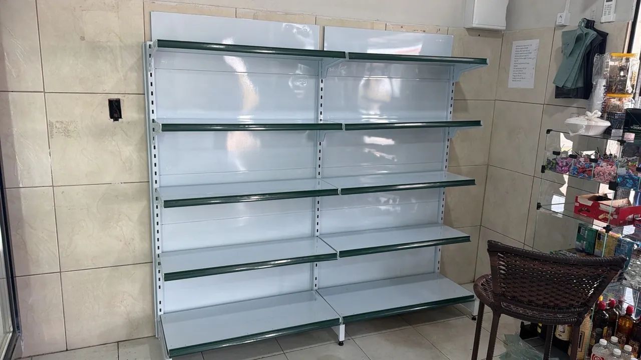 Gôndola novas de aço pronta entrega 