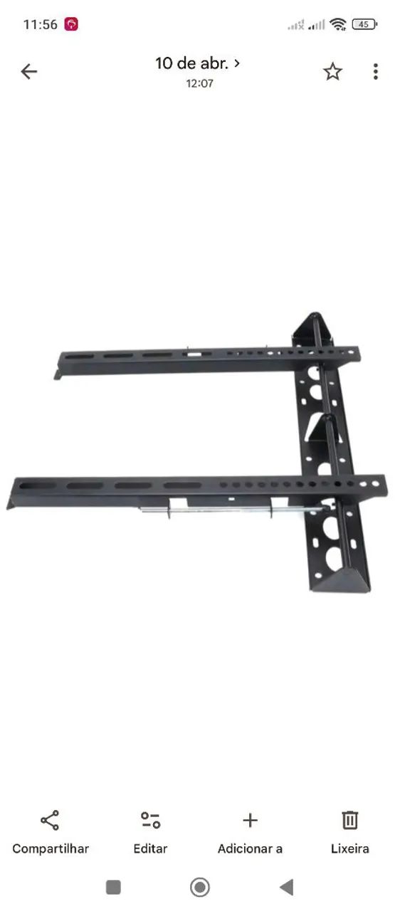 SUPORTE PARA TV MODELO PAINEL E PAREDE DE 32 A 75 POLEGADAS  - Foto 2