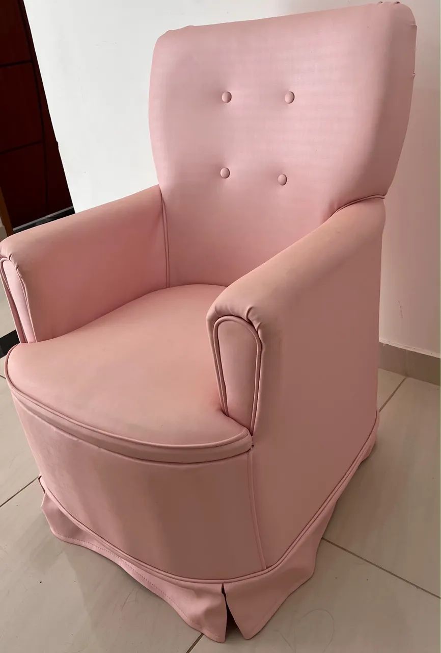 Poltrona balanço em couro  - Foto 2