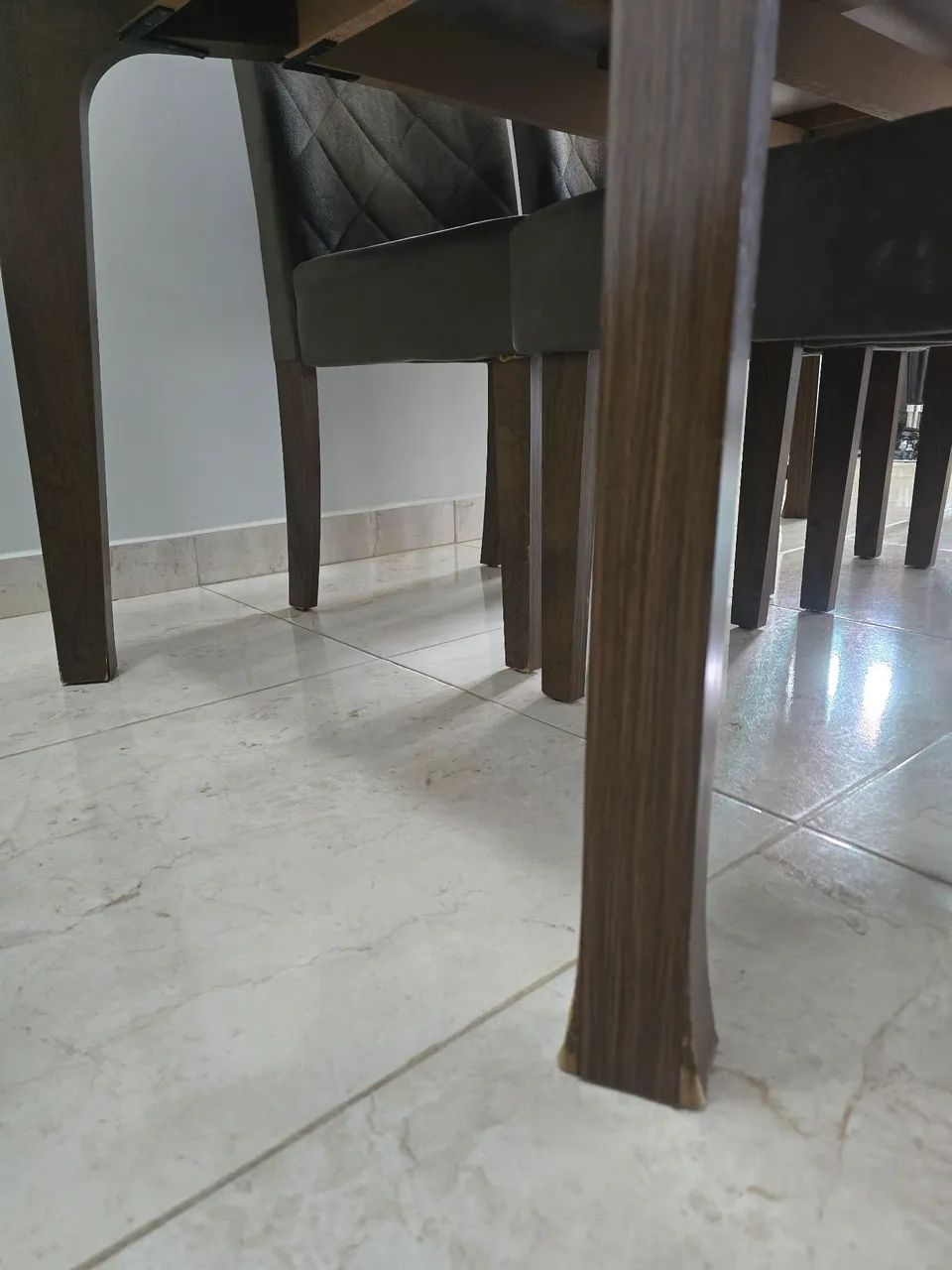 ABAIXEI O PREÇO PRA VENDER LOGO! Mesa de jantar grande 6 lugares retangular  - Foto 5