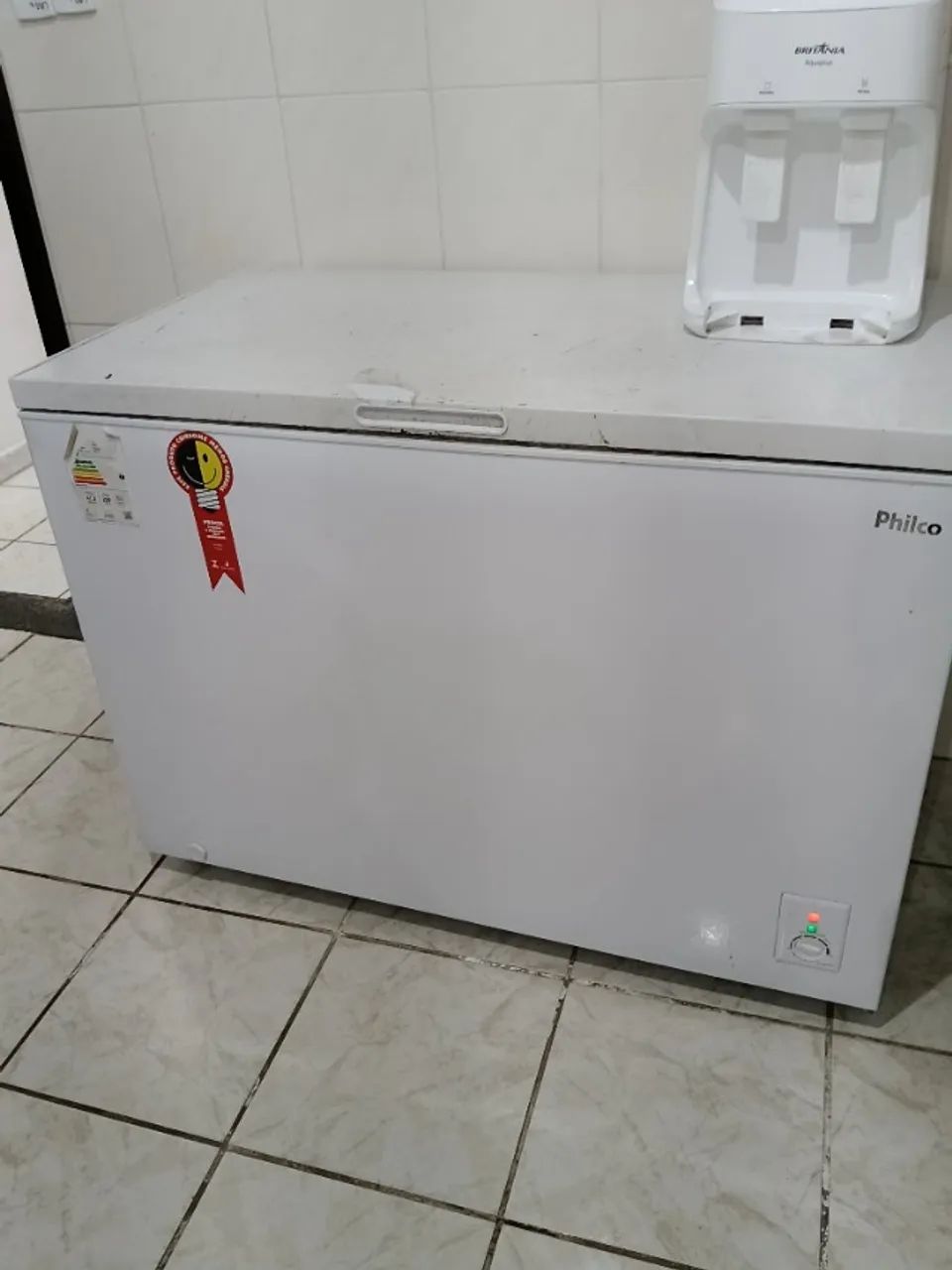 Freezer novo com plastico