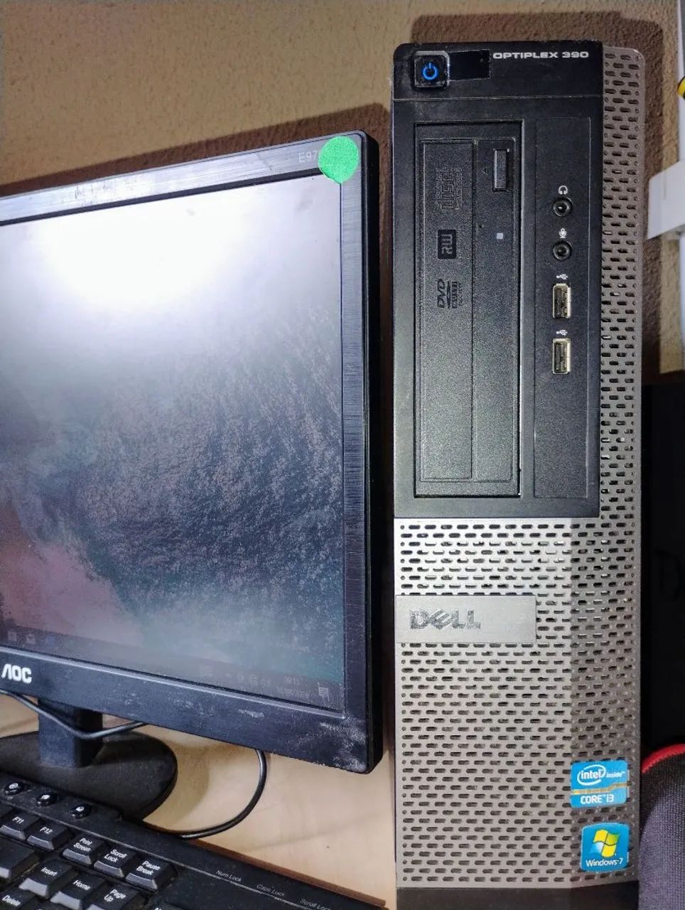 PC Dell Optplex 390, Intel i3, 8gb memória, SSD Computador - Computador Completo - Foto 2