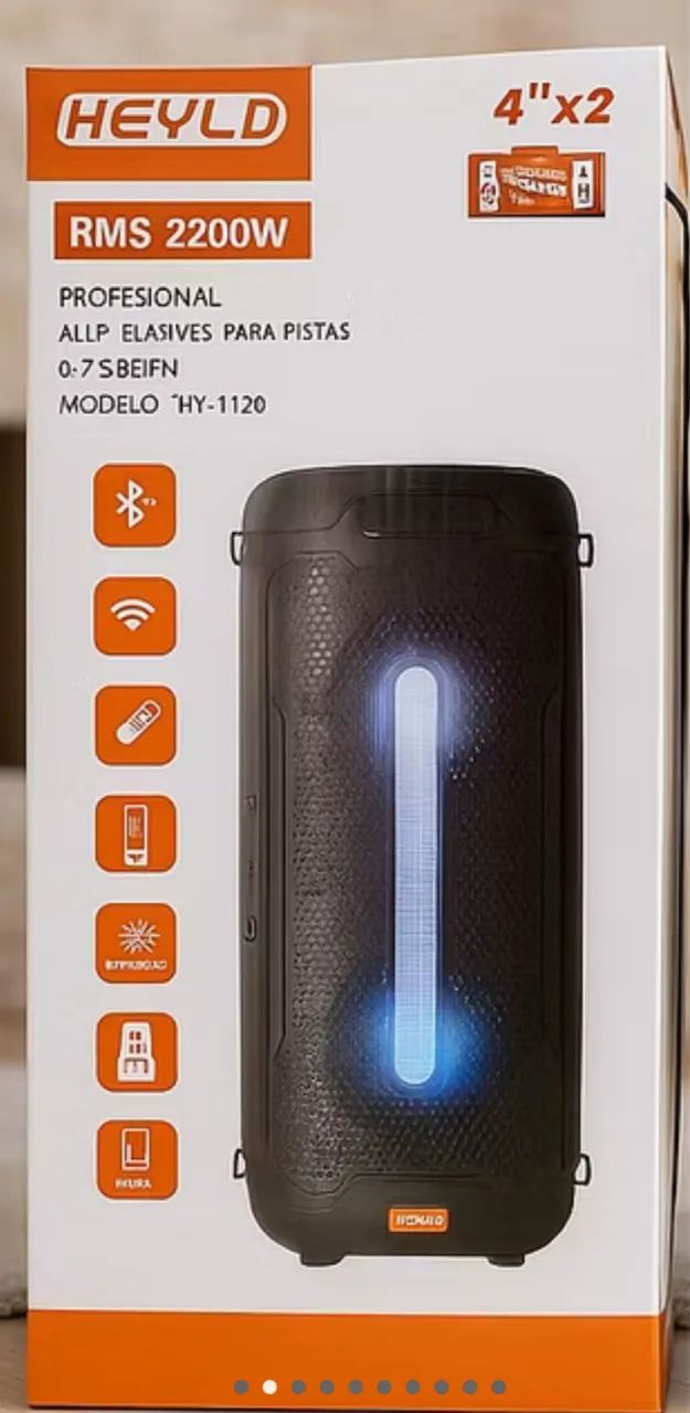 Caixa de som sem fio 2200w