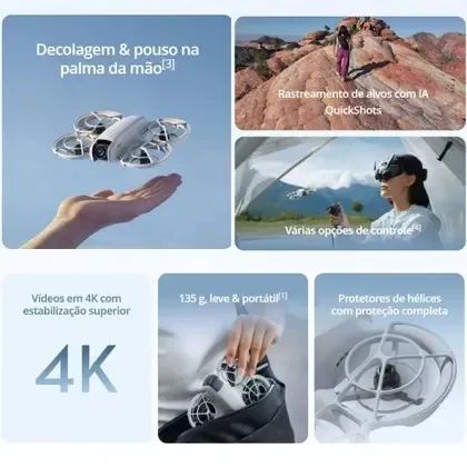 Drone DJI NEO 2 COMBO 3 BATERIAS (PRODUTO NOVO LACRADO) - Foto 3