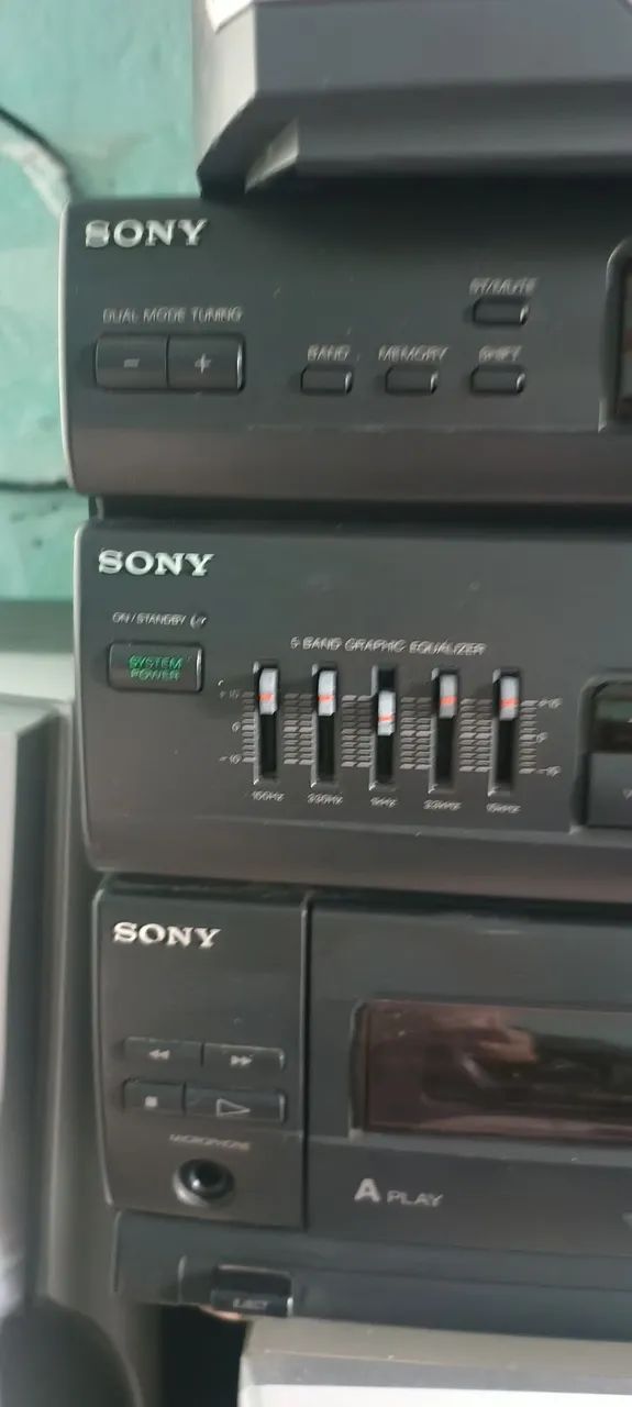MINI SYSTEM SONY LBT-65W COM 1 CAIXA SONY E OUTRA JVC.  - Foto 2