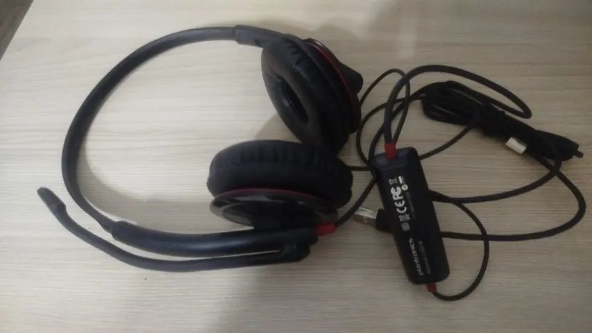 Plantronics C320 Headset Blackwire - NOVO  - Foto 3